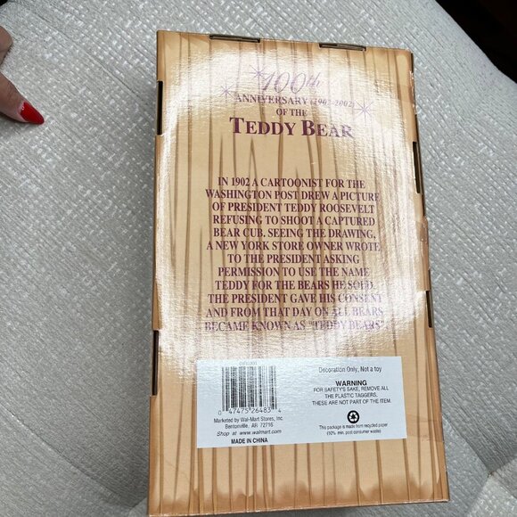 100th Anniversary (1902-2002) Limited Edition Theodore Roosevelt Teddy Bear - Picture 7 of 7